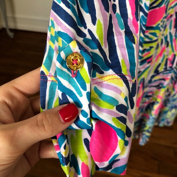 Lilly Pulitzer Rossmore V-neck T-shirt dress NWOT - Picture 5 of 8
